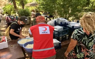 Kızılay ekipleri Muğla’nın dört noktasında görev başında
