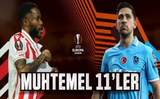 Kızılyıldız - Trabzonspor Maçı Detayları ve Muhtemel 11’leri!