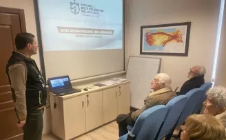 Kocaeli’de 65 yaş üstüne simülasyonlu deprem eğitimi