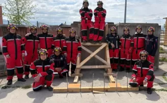 Kocaeli İtfaiyesi’nden tahkimat ve iple erişim eğitimi