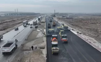 Konya Aslım Caddesi’nde üst yapı çalışması