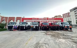 Konya itfaiyesinden Alanya’ya destek mesaisi