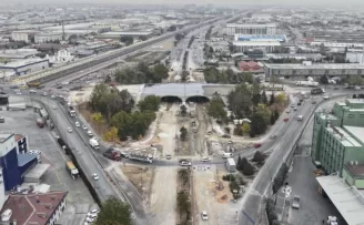 Konya Marangozlar Köprülü Kavşağı’nda çalışmalara devam