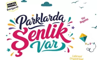 Konya parklarında şenlik var
