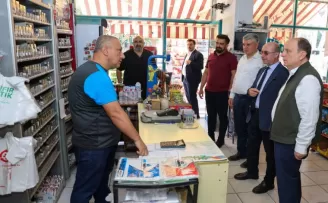 Konya Selçuklu’da esnaf ziyaretleri