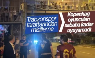 Kopenhag’a Trabzon’da hakettiği gibi karşılama!