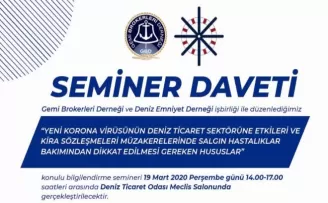 Koronavirüsün denizlere etkisi masaya yatırılacak
