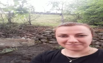 Köy inen ayı ile özçekim yaptı