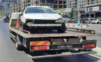 Küçükçekmece’de kaza: 1 yaralı
