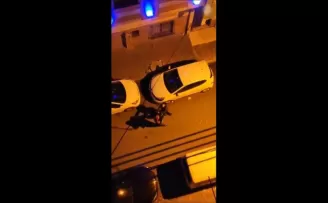 Küçükçekmece’de sokak ortasında kadına şiddet
