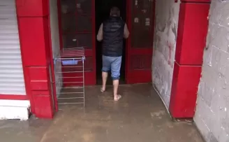 Küçükçekmece’de yağış etkili oluyor
