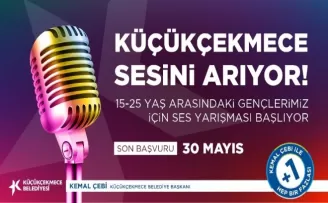 Küçükçekmece ses yarışması başvuruları başladı
