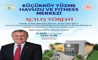 Küçükköy yüzme havuzu ve fitness merkezi hizmete açılıyor
