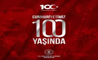 Kültür ve Turizm Bakanlığı: “Cumhuriyetimizin 100. yılı kutlu olsun”
