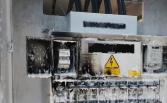 Kumluca Adrasan’da trafo patladı!