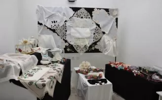 Kütahya’da el sanatları kursiyerlerinden yıl sonu sergisi