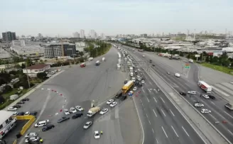 Mahmutbey gişelerinde denetim kuyruğu
