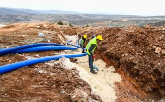 Malatya’da 8 bin 100 metre altyapı