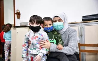 Mamak Belediyesinde, minik şefler mutfakta
