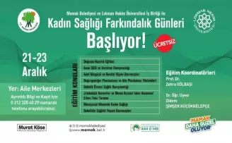 Mamak’ta Kadın Sağlığı Farkındalık Günleri başlıyor
