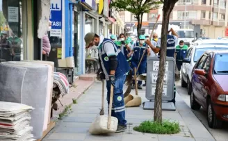 Mamak’ta yaz temizliği
