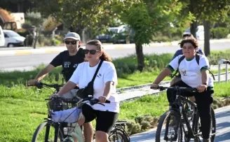 Manisa Akhisarlılar sağlıklı yaşama pedal çevirdi