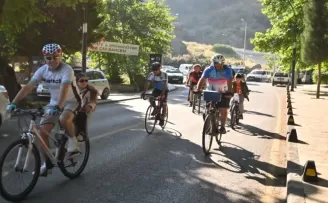 Manisa’da pedallar çevre için çevrildi