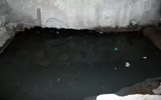 Marangoz atölyesine alabalık havuzu yaptı
