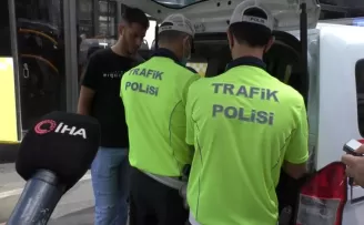 Mecidiyeköy’de motosikletlilere yönelik denetim
