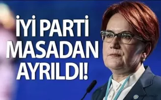 Meral Akşener açıkladı: İyi Parti 6’lı masadan ayrıldı