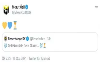 Mesut Özil’den Fenerbahçe paylaşımı
