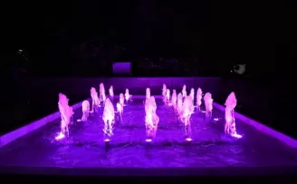 Milli Egemenlik Parkında ışıl ışıl görüntü
