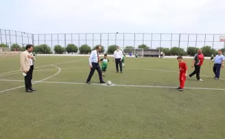 Akçaabat'ta Minikler futbol şöleni düzenlendi