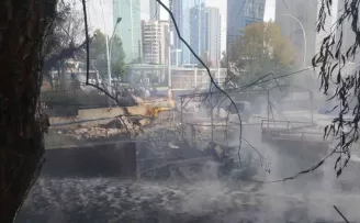 MTA bahçesindeki yangın kontrol altına alındı
