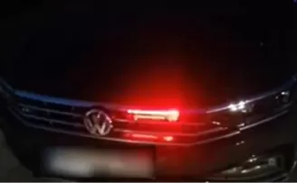 Mudanya’da çakar lambalı araca trafikten men!