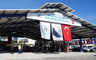 Muğla Boğaziçi’de ’Pazar Yeri ve Sosyal Alan’ açıldı