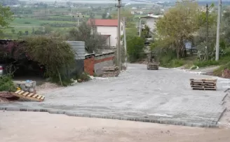 Muğla Dalaman’da Başkan Durmuş, parke çalışmalarını inceledi