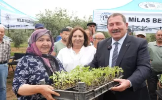 Muğla Milas’ta 300 üreticiye dağıtım gerçekleştirildi