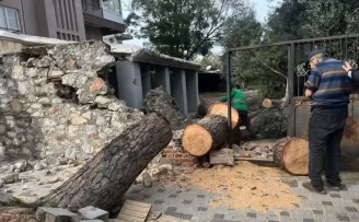 Muğla Milas’ta şiddetli fırtına sonrası anında müdahale