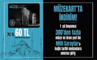 Müzekart 1 Mart’tan itibaren 60 TL
