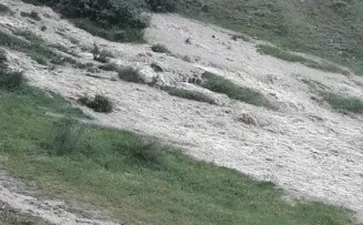 Nallıhan’da sel Ömerşeyhler Yaylası’nı vurdu
