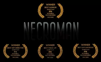 ‘Necroman’ kısa filmiyle 14 ödülün sahibi oldu
