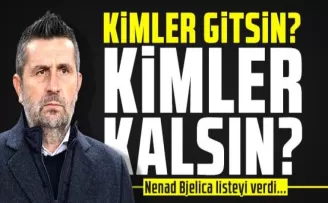 Nenad Bjelica listeyi verdi!