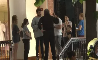 Nişantaşı’nda 7 katlı binanın en üst katında yangın paniği
