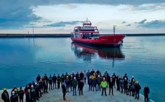 O şirketin yeni gemisi Karadeniz sularıyla buluşuyor!