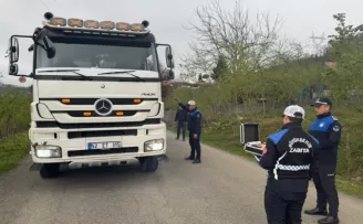 Ordu’da ağır tonajlı araçlara sıkı denetim