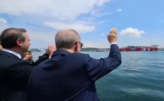 ’Osman Gazi’ Karadeniz’e uğurlandı