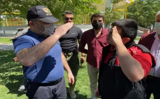 Otizmli Kemal doğum gününde polis oldu
