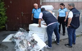 Otogar’da balık operasyonu
