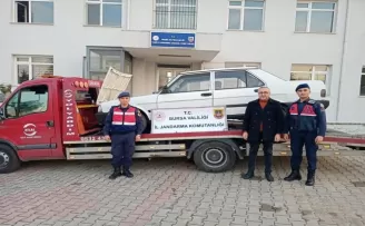 Otomobili çekiciye yükleyip çaldı

